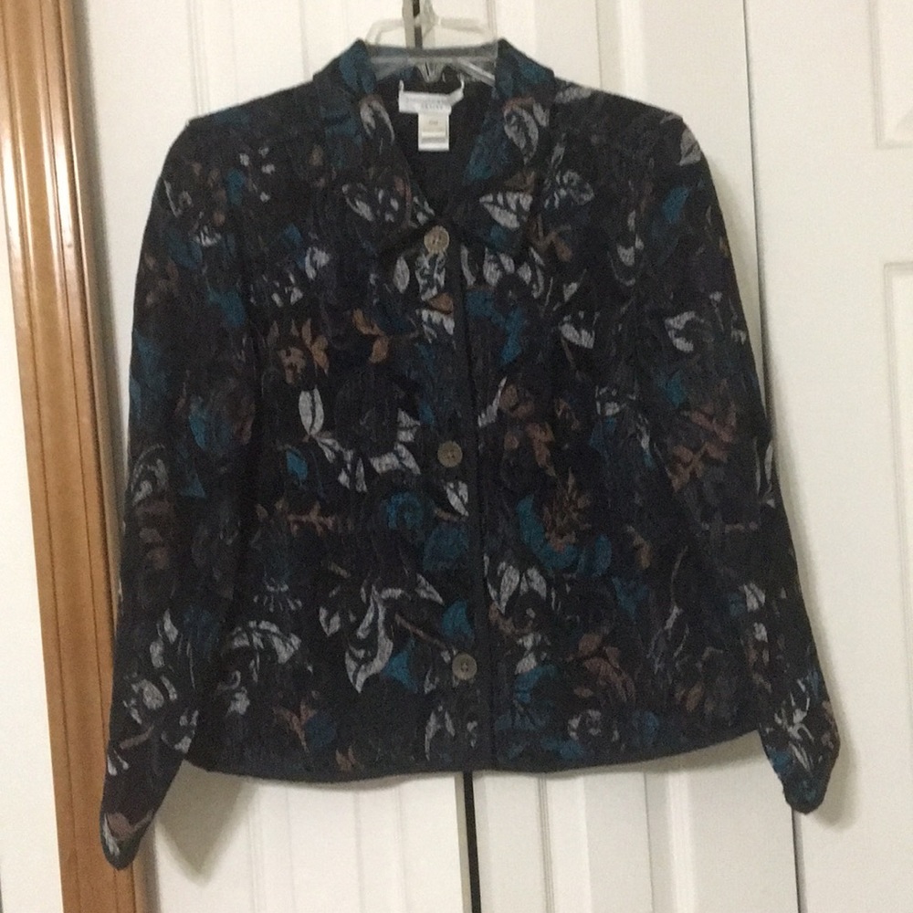 Christopher & Banks Tapestry Jacket